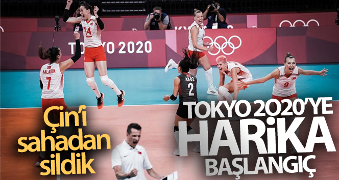 A Milli Kadın Voleybol Takımı’ndan harika başlangıç