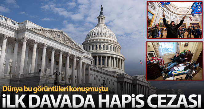 ABD’deki Kongre baskını davasında ilk hapis cezası
