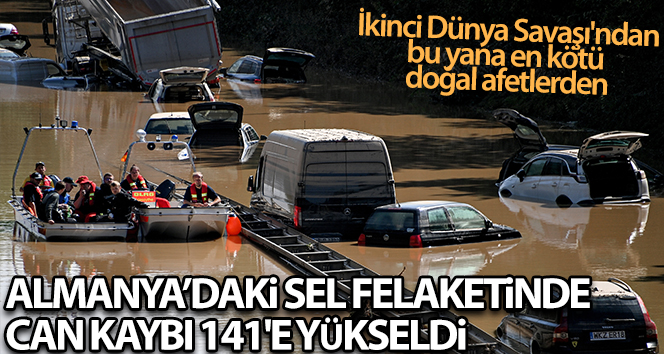 Almanya’daki sel felaketinde can kaybı 141’e yükseldi