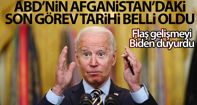 Biden açıkladı! ABD askerinin Afganistan’daki görevi 31 Ağustos’ta bitecek