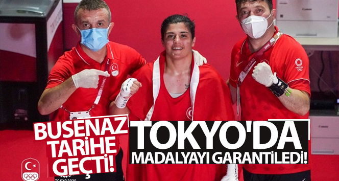 Busenaz Sürmeneli, Tokyo’da madalyayı garantiledi