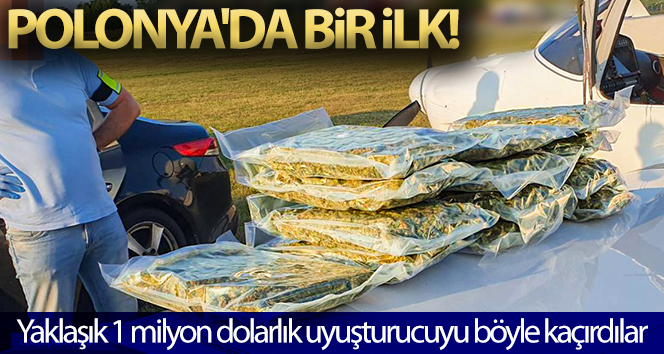 Eğitim uçağıyla İspanya’dan Polonya’ya uyuşturucu sevkiyatı