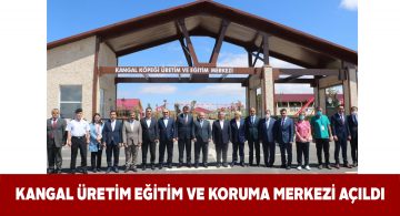 Kangal Üretim Eğitim ve Koruma Merkezi açıldı