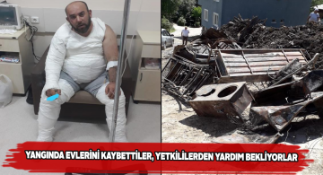 Koyulhisar’daki yangında evini kaybeden aileden yardım çağrısı