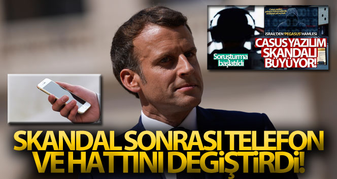 Macron, Pegasus casus yazılımı ile telefonuna sızıldığı şüphesiyle telefonunu ve hattını değiştirdi
