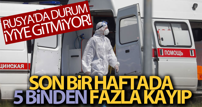 Rusya’da 1 haftada 5 binden fazla kişi koronadan öldü