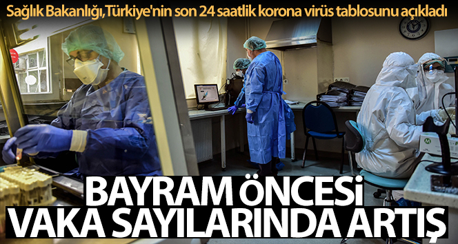 Sağlık Bakanlığı,Türkiye’nin son 24 saatlik korona virüs tablosunu açıkladı