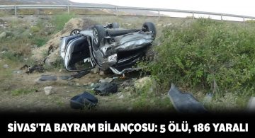 Sivas’ta Kurban Bayramı’nda 91 trafik kazası meydana geldi