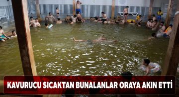 Sivaslı vatandaşlar serinlemek için Soğuk Çermik’i tercih ediyor