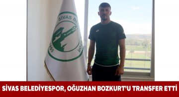 Tecrübeli santrafor Oğuzhan Bozkurt Sivas Belediyespor ile anlaştı