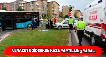 Sivas merkezde meydana gelen trafik kazasında 3 yaralı