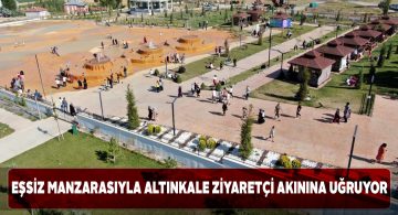 Vatandaşlar Bayram tatilinde Altınkale’ye akın etti