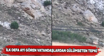 Yavru ayıyı ‘kuçu kuçu’ diye çağırdı