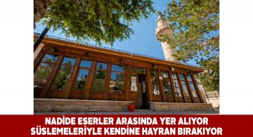 Altınyayla ilçesinin göz bebeği Ahmet Ağa Cami