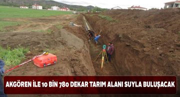 Bu proje sayesinde Zara ilçesinde 10 bin dekar alan sulanabilecek