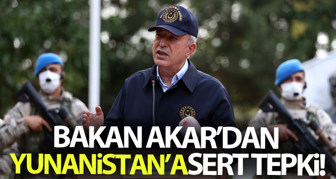 Bakan Akar beraberindeki TSK komuta kademesi ile Yunanistan sınırında