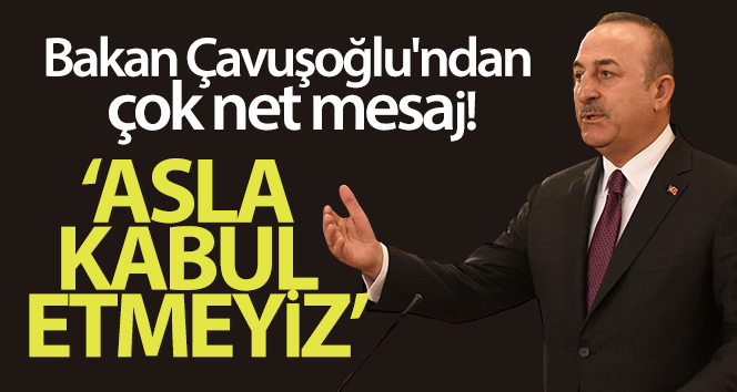 Bakan Çavuşoğlu: ‘PKK terör örgütünün Irak’taki mevcudiyetini asla kabul etmeyeceğiz’