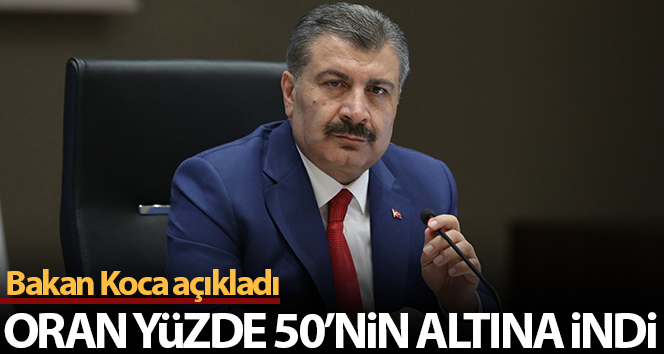 Bakan Koca açıkladı! Oran yüzde 50’nin üzerine çıktı
