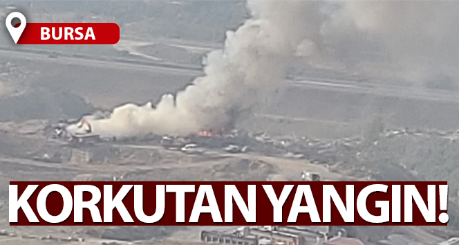 Bursa’da korkutan yangın
