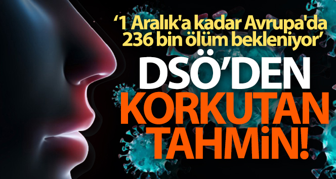 DSÖ Avrupa: ‘Tahminlere göre 1 Aralık’a kadar Avrupa’da 236 bin ölüm bekleniyor’