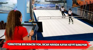 Bu merkezde kayak yapmak için kışı beklemeye gerek yok