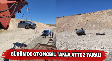 Sivas’ta meydana gelen trafik kazasında 2 yaralı