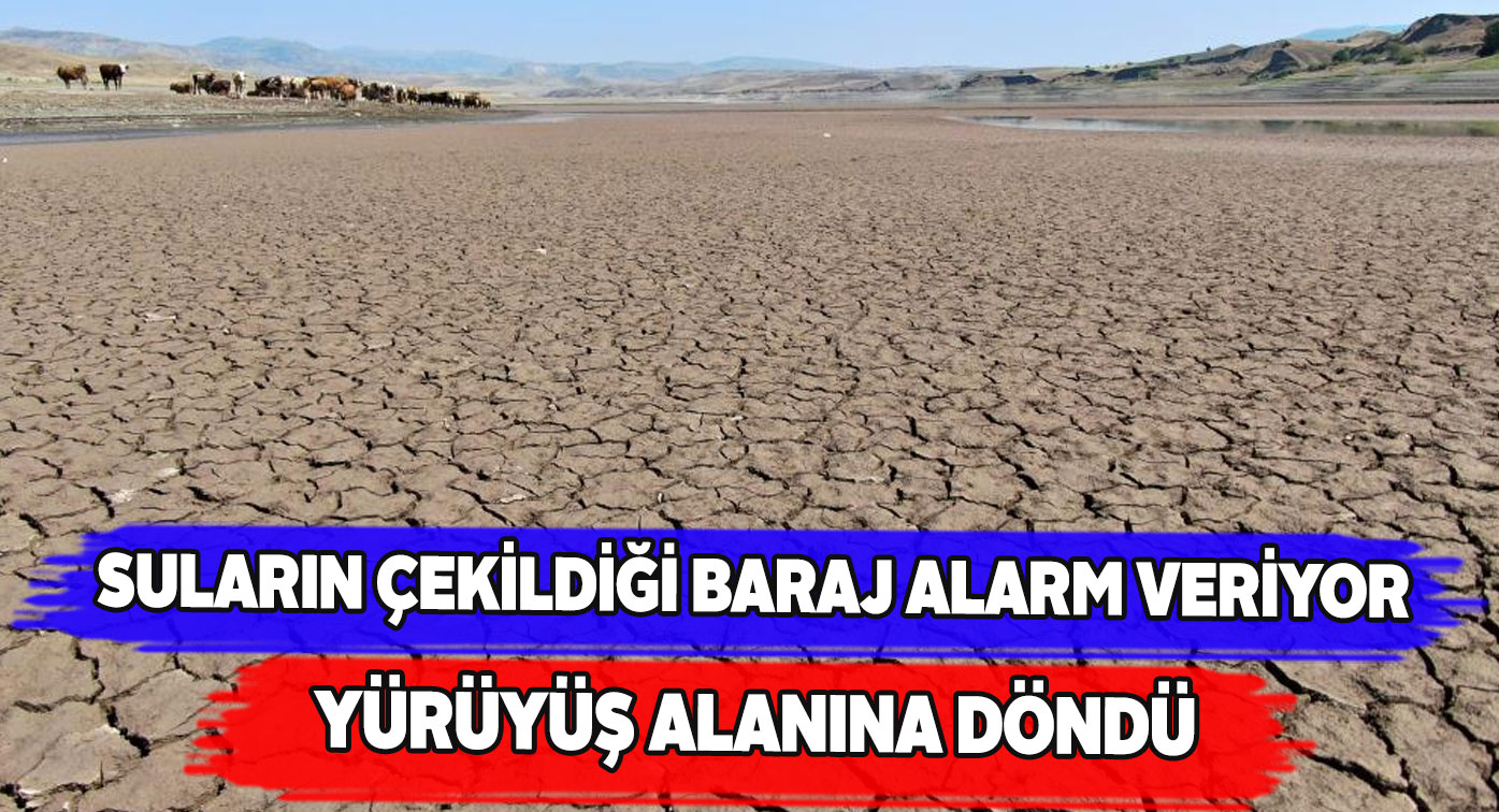 Kuraklık Kılıçkaya Barajı’nı kuruma noktasına getirdi
