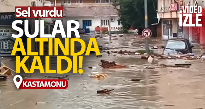 Sel Bozkurt ilçesine böyle geldi