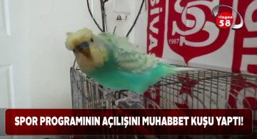 Sivaslı ‘Yiğido’dan televizyonda spikerlik denemesi