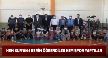 Altınyayla ilçesinde ‘Camide Bereket Sporda Hareket’