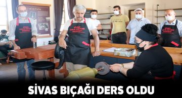 Dünyaca ünlü Sivas bıçağının ustası olmak istiyorlar