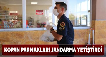 Jandarma ekipleri kopan parmaklar için zamanla yarıştı