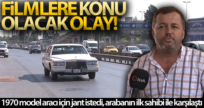 1970 model aracı için jant istedi, arabanın ilk sahibi ile karşılaştı