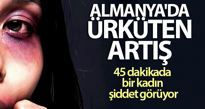 Almanya’da 45 dakikada bir kadın şiddet görüyor