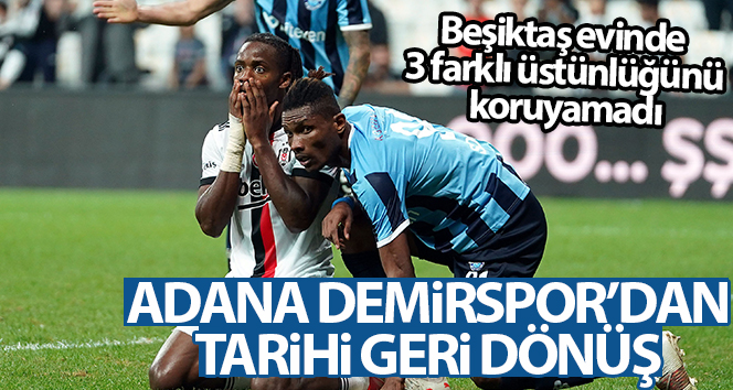 Beşiktaş son dakikalarda 2 puanı kaçırdı
