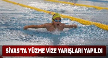 Küçük yüzücüler Sivas’ta kıyasıya yarıştı