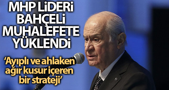 MHP Lideri Bahçeli: ‘Zillet ittifakı adayının eşgali ve robot resmi bile çizilmiştir’