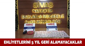 Sivas genelinde uyuşturucu operasyonları devam ediyor