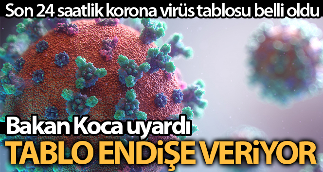 Sağlık Bakanlığı, Türkiye’nin son 24 saatlik korona virüs tablosunu açıkladı