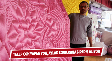 Sonbaharın gelmesiyle birlikte yün yorgana rağbet arttı