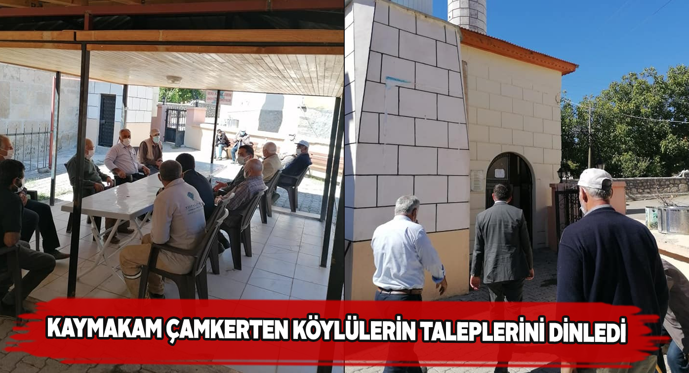 İmranlı Kaymakamı Uyanık Köyü’nü ziyaret etti