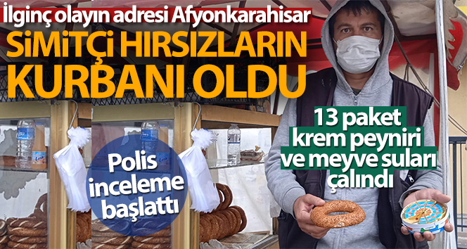 Yok artık dedirtecek hırsızlık olayı, simitçiyi de soydular