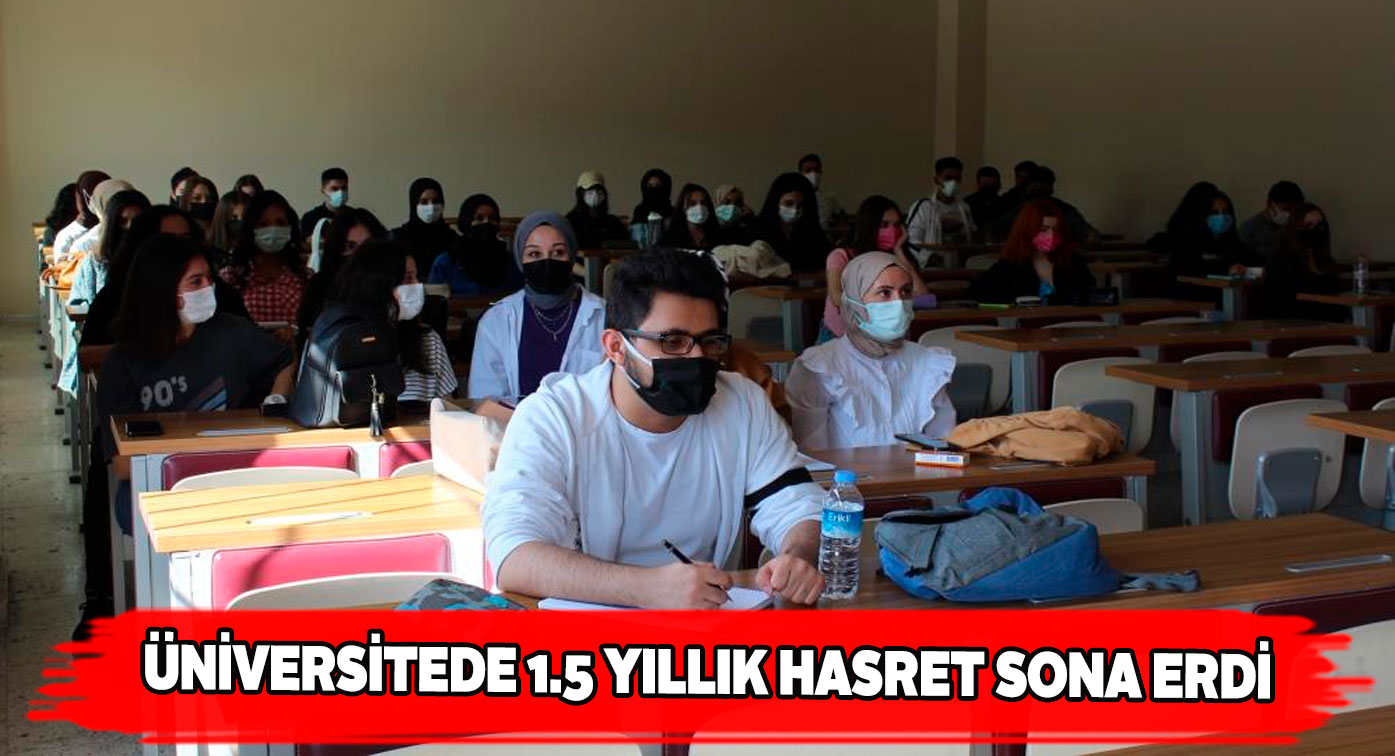 Cumhuriyet Üniversitesi’nde yüz yüze eğitim başladı