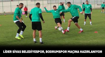 Yeşil-beyazlılar Bodrum karşılaşması için idmanlara devam ediyor