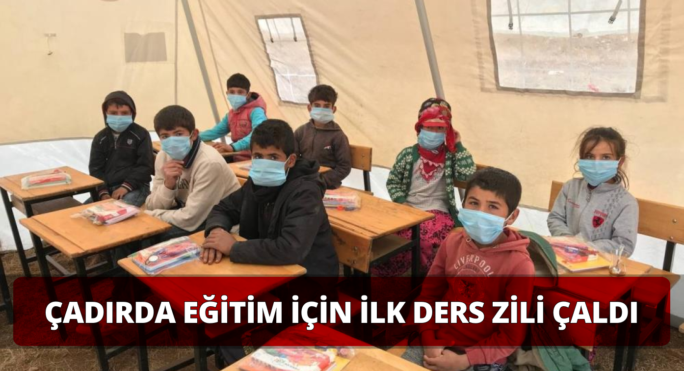 Çadır Sınıflarda Dersler Başladı