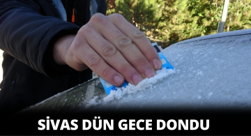 Sivas’ta Buzlu Gece!