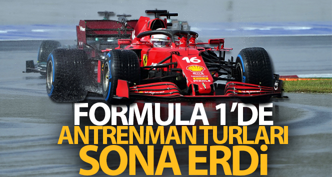 Formula 1’de antrenman turları sona erdi