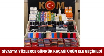 KOM Şube’den gümrük kaçağı ürünlere operasyon