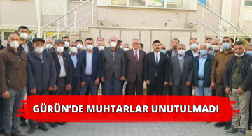 Gürün’de Muhtarlar Günü Kutlandı