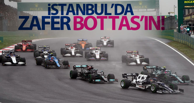 İstanbul’da zafer Mercedes pilotu Valtteri Bottas’ın